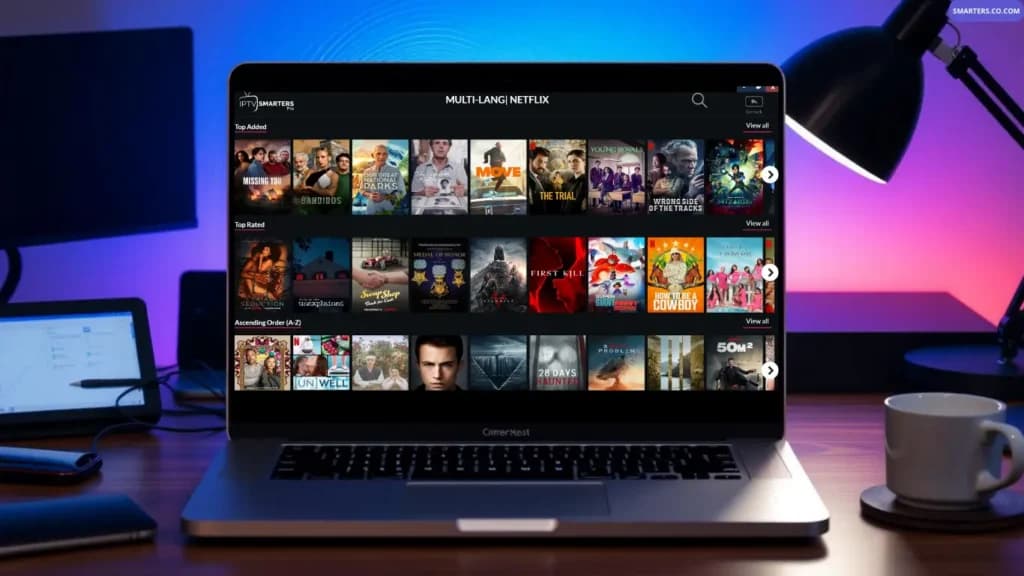 Person using a laptop